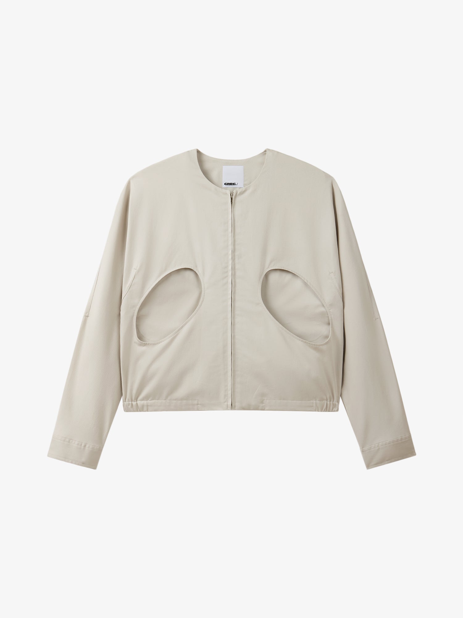 [LOW CLASSIC] / ☆ 25SS COLLARLESS SHORT JACKET / GREY PC-SS-J25 — GREG LABORATORY